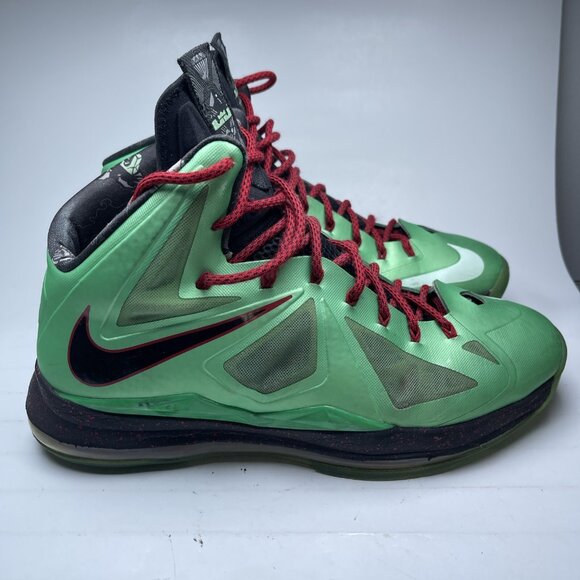 Size 13 - Nike LeBron 10 Cutting Jade 2012 basketball shoes sneakers - Picture 1 of 16